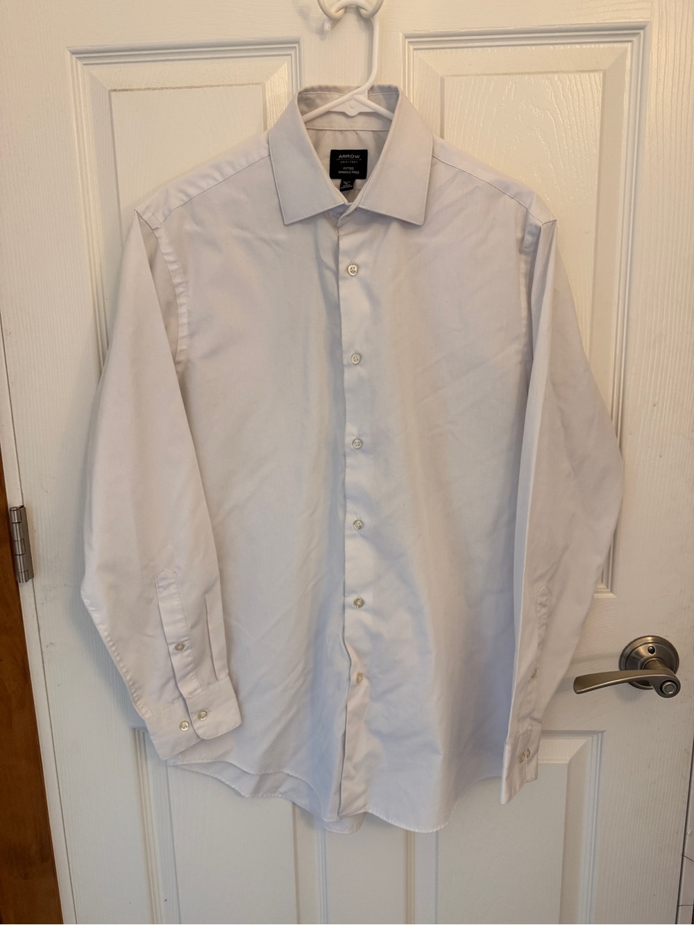 Arrow Men’s White Dress Shirt - Spread Collar